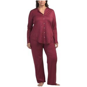 HANRO Made In Portugal 2pc Cotton Deluxe Pajama Set